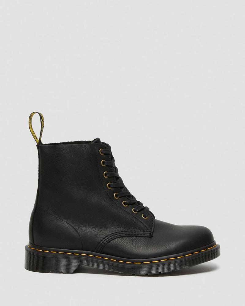 Dr Martens 1460 Pascal Ambassador Læder Snørestøvler Dame Sort | DK 175ZUT